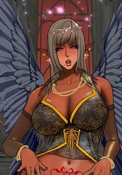 The Dark Elf Queen and the Slave Orc